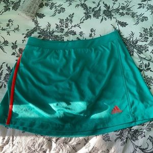 Teal Adidas Tennis Skirt